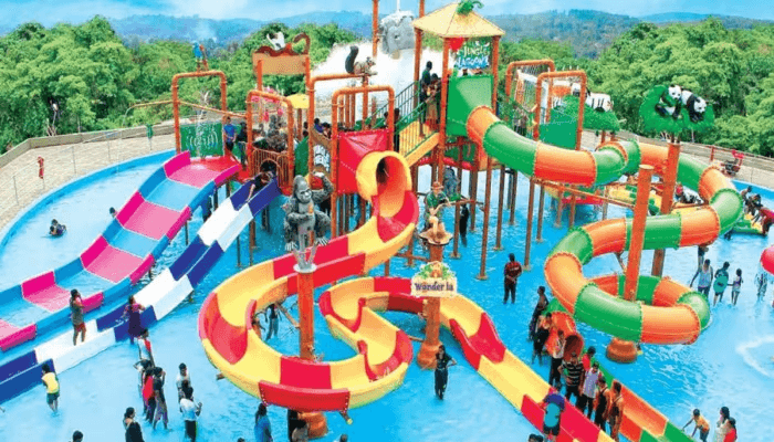 Exciting amusement park for family and kids